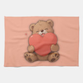 Knuffel beer theedoek (Horizontaal)