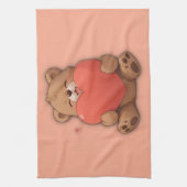 Knuffel beer theedoek (Verticaal)