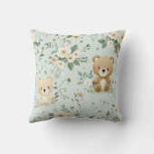 Knuffel Beren & Bloesems Baby Kussen (Achterkant)