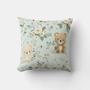 Knuffel Beren & Bloesems Baby Kussen