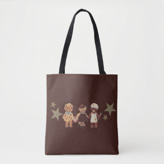 Knuffel Beren Familie Boodschappentas | Esthetisch Tote Bag