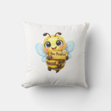 Knuffel Bij Positieve Inspiratie Cartoon Worp Kuss