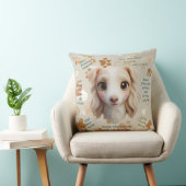 Knuffel Borzoi Gezicht Kussen Worp Kussen (Stoel)