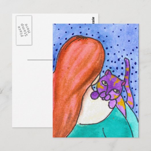 Knuffel Briefkaart (Voorkant / Achterkant)