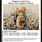 Knuffel Bruin Konijn In Een Madeliefjes Weiland FK Tissuepapier