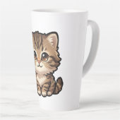 Knuffel Bruine Tabby Poes Latte Mok (Rechterhoek)
