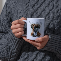 Knuffel Bruine Thee Tijd Met Mijn Boxer