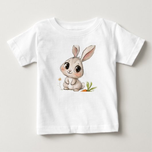 Knuffel Bunny Baby T-shirt (Voorkant)