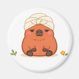 Knuffel Capybara Spadag Touw Turban Magneet
