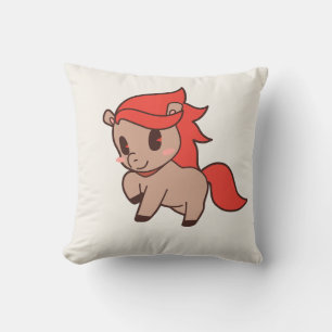 Knuffel Chibi Pony Worp Kussen – Kawaii Kinderkame