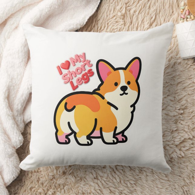 Knuffel Corgi Worpkussen Grappige Welshe Corgi Hon Kussen (Deken)