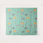 Knuffel & Cozy Slaperige Kat Droompatroon Wandkleed (Voorkant (horizontaal))