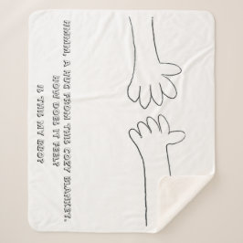 Knuffel Deken- mijn BBO Sherpa Deken