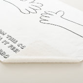 Knuffel Deken- mijn BBO Sherpa Deken (3/4)