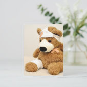 knuffel dier maatwerk personaliseren briefkaart (Staand voorkant)
