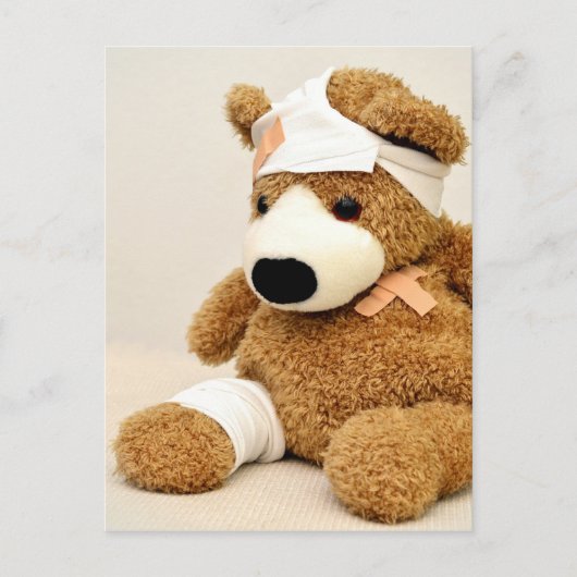 knuffel dier maatwerk personaliseren briefkaart (Voorkant)