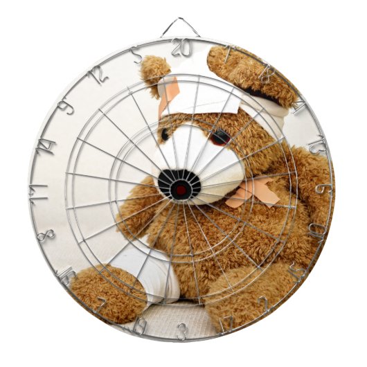 knuffel dier op maat personaliseren dartbord (Voorkant)