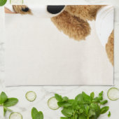 knuffel dier op maat personaliseren theedoek (Gevouwen)