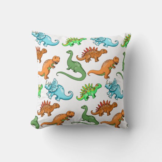 Knuffel Dinosauriërs Kussen voor Kinderen (Voorkant)