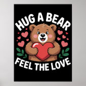 Knuffel een Beer, voel de liefde Poster (Voorkant)