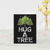 Knuffel Een Boom Boomknuffelaar Aarde Arbor Day  Kaart (Gele Bloem)