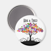 Knuffel een boom koelkast of locker magneet (Voorkant / Achterkant)