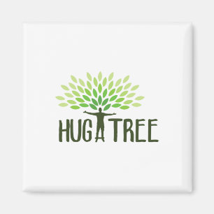 Knuffel een boom - Tree Hugger Earth Day Red de aa Magneet