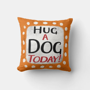 Knuffel een hond vandaag Sierkussen