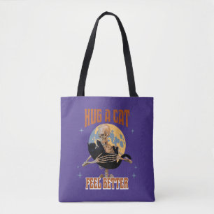 Knuffel een kat Voel je beter Introvert Kat Humor Tote Bag