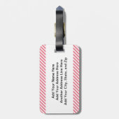 Knuffel een verpleegster Bagagelabel (Achterkant verticaal)