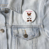 Knuffel een verpleegster ronde button 5,7 cm (In situ)