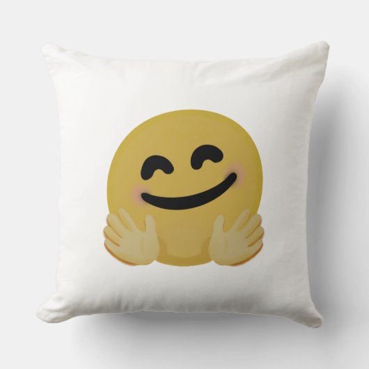 "Knuffel Emoji" Kussen (Voorkant)