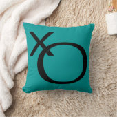 knuffel en kus kussen xo ontwerp (Deken)