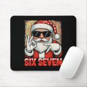 Knuffel Funny Six Seven Meme Kerst Cool Santa S Muismat (Met muis)