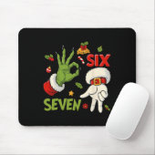 Knuffel Funny Six Seven Meme Kerstman Uitdrukking Muismat (Met muis)