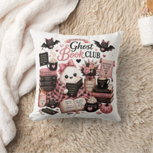 Knuffel Geest Boekclub Halloween Worp Kussen