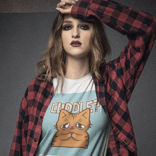 KNUFFEL GEMBER KAT GRAPPIGE SCHATTIGE T-SHIRTS