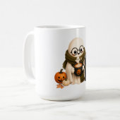 Knuffel Halloween Geest Koffiemok (Voorkant links)