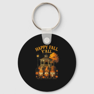 Knuffel Happy Herfst Y'all Kabouter Pompoen Herfst Sleutelhanger