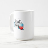 Knuffel Hartelijk Hart Lintje Koffiemok (Voorkant links)