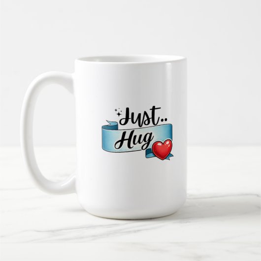 Knuffel Hartelijk Hart Lintje Koffiemok (Links)