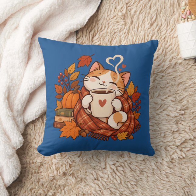 Knuffel herfst esthetisch kussen (Deken)