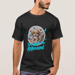 Knuffel Het Moment Mooie Baby Luier Puppy Knuffel  T-shirt