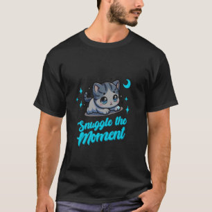 Knuffel Het Moment Schattige Baby Luier Kitten Knu T-shirt