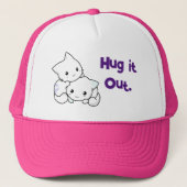 Knuffel het uit Cartoon Kittens, Schattigee katten Trucker Pet (Voorkant)