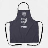 Knuffel houdt ons warm schort (Voorkant)