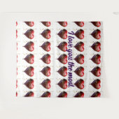 "Knuffel in een deken - het geschenk van de perfec Wandkleed (Voorkant (horizontaal))