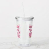 Knuffel In Een Mok Acryl Drinkbeker (Links)