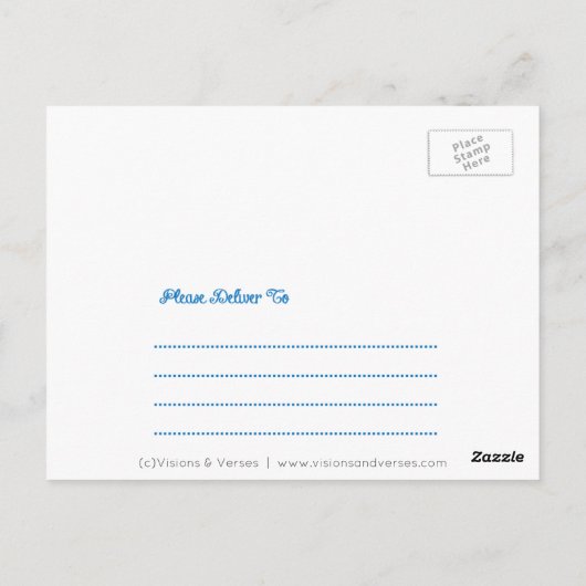 Knuffel in een Mok Schrift Inspirerend Briefkaart (Achterkant)