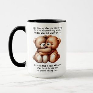 Knuffel in een mok teddies
